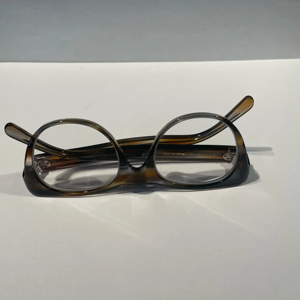 CELINE CL 50019I 055 BROWN HAVANA FRAME EYEGLASSES - Picture 9 of 11